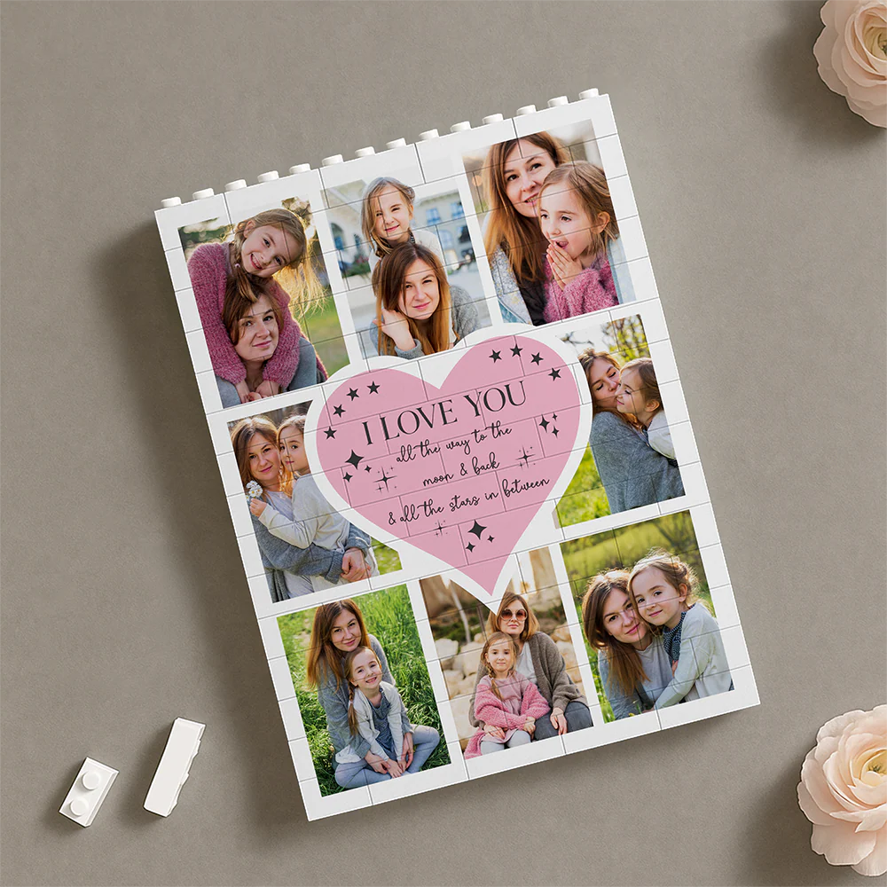 Custom Photo We Love You Mom - Personalized Building Brick Blocks HA75 920526 - Image 3