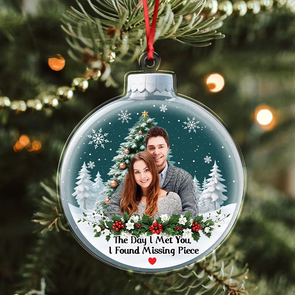 Custom Photo You & Me We Got This Acrylic Ornament Gift For Couple CH07 896858 - Image 8