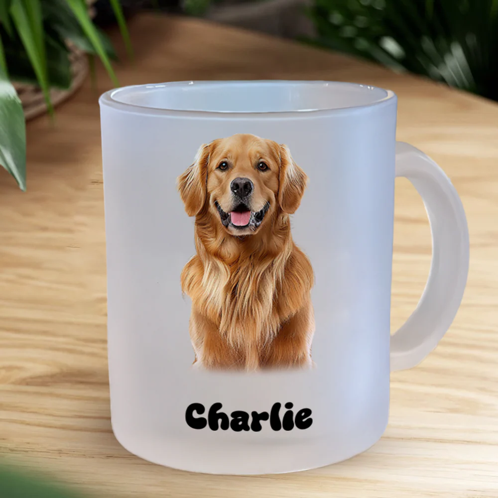Custom Puppy Photo Glass Mug For Dog Lovers CH07 895368 - Image 5