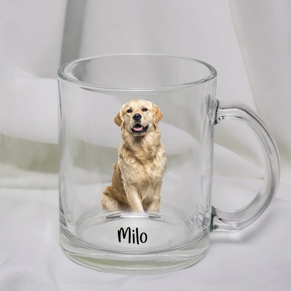 Custom Puppy Photo Glass Mug For Dog Lovers CH07 895368 - Image 6