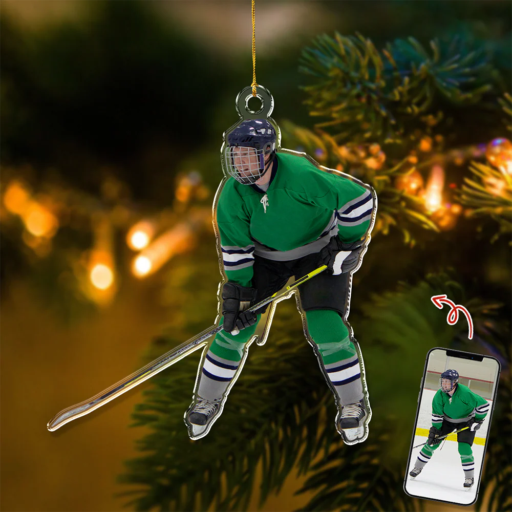 Custom Rink Master Photo Acrylic Ornament - Gift For Ice Hockey Players, Ice Hockey Lovers, Family Members HO82 900194 - Image 2