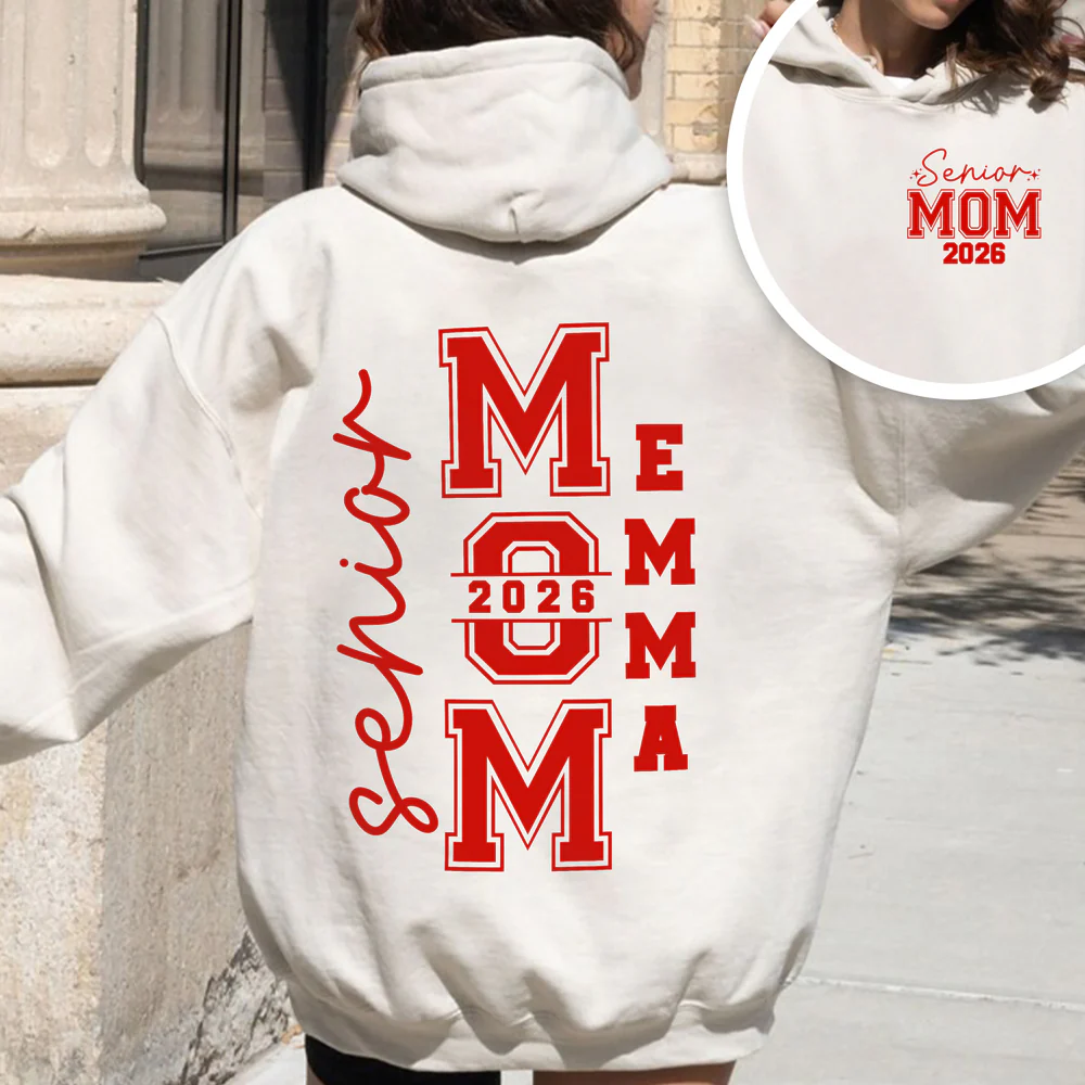 Custom Senior Mom Dad Graduation 2026 Back & Front Shirt HA75 920492 - Image 2