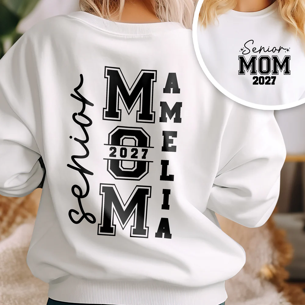 Custom Senior Mom Dad Graduation 2026 Back & Front Shirt HA75 920492 - Image 8