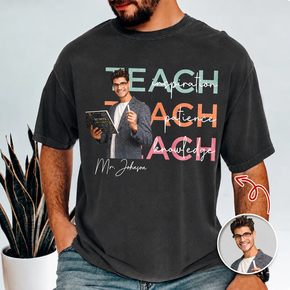 Custom Teach Photo Dedication Creation Innovation Comfort Shirt LM32 669385 - Image 4