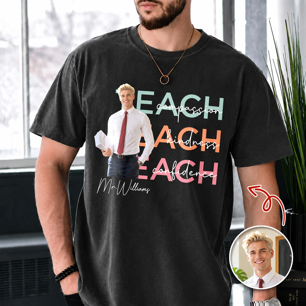 Custom Teach Photo Dedication Creation Innovation Comfort Shirt LM32 669385 - Image 9