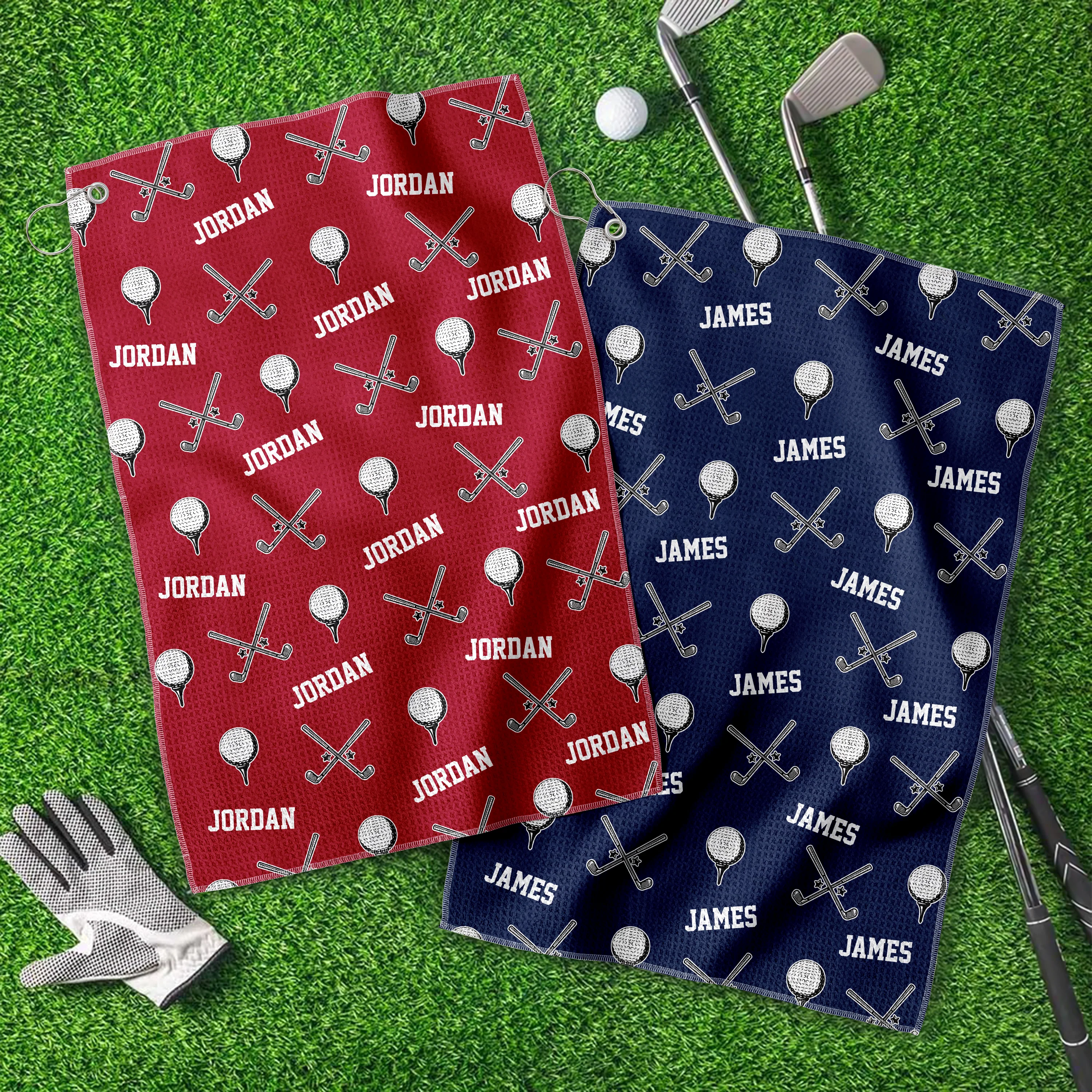 Golf Custom Name - Personalized Golf Towel Gift For Golf Lovers HA75 892590 - Image 2