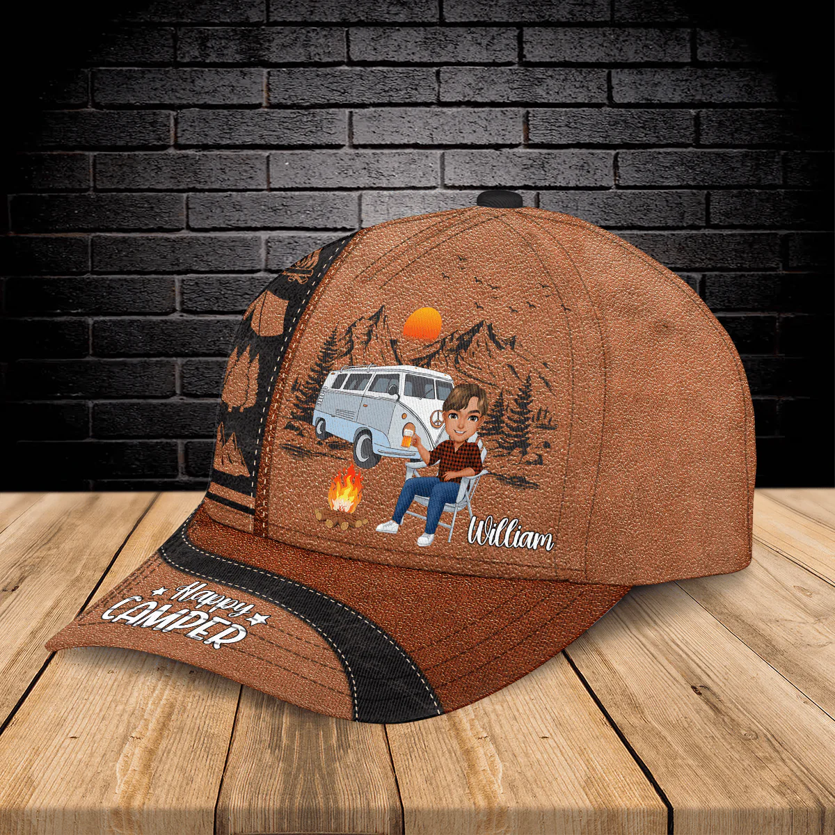 Happy Camper - Personalized Classic Cap TH10 892839 - Image 6