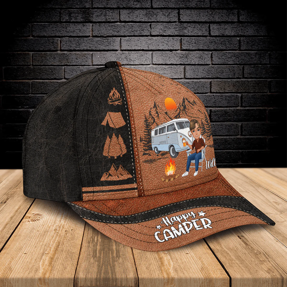Happy Camper - Personalized Classic Cap TH10 892839 - Image 7