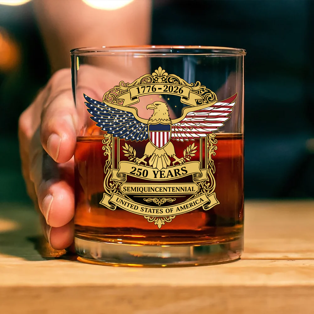 Honoring 250 Years Of Liberty America 250Th Anniversary Whiskey Glass CH07 910280 - Image 2