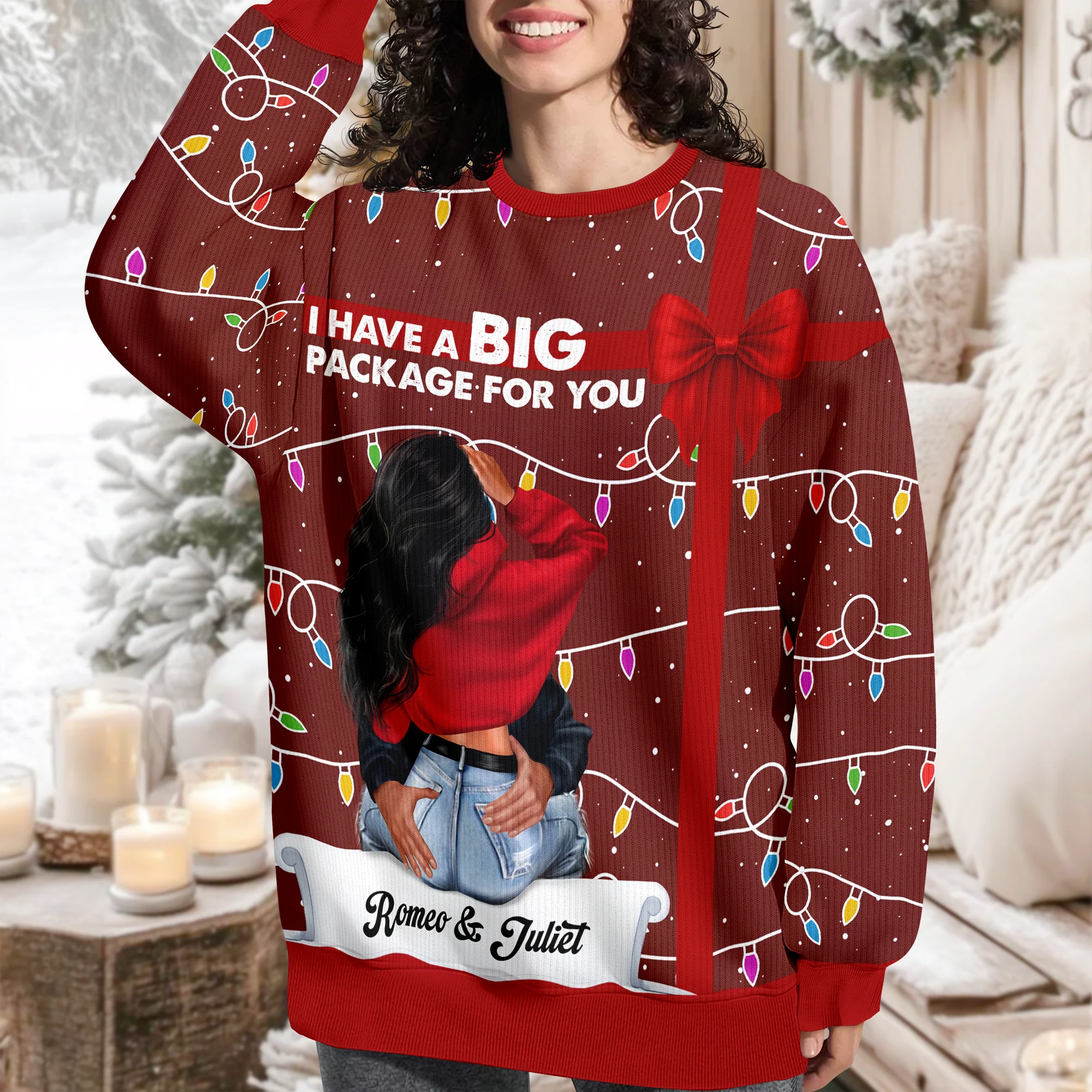 I Have A Big Package For You - Personalized Ugly Sweater LM32 895909 - Image 3