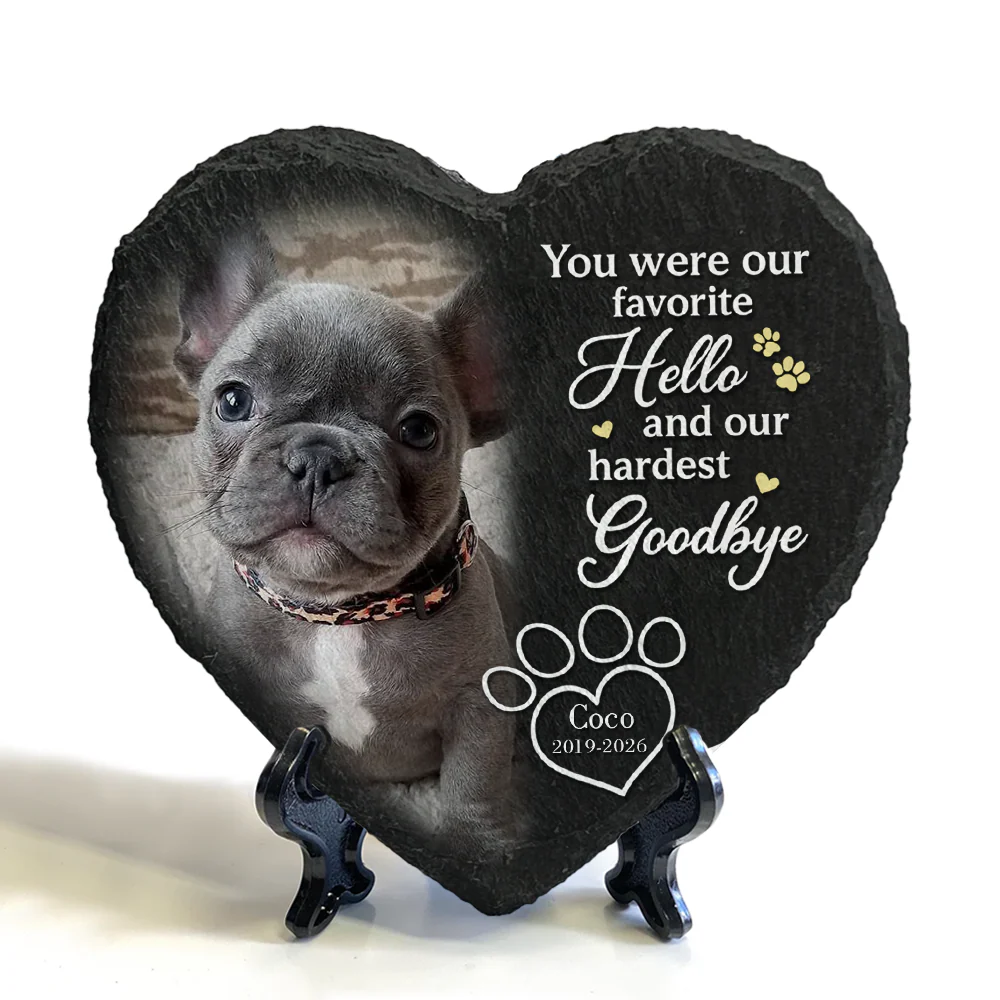 I Loved You Whole Life - Personalized Custom Pet Memorial Heart Shaped Stone HO82 902894 - Image 5