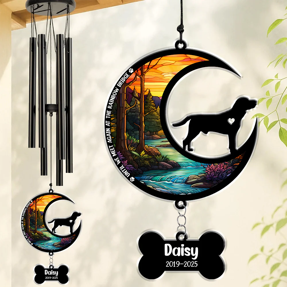 If Love Could Have Saved You, You Could Lived Forever Personalized Dog Memorial Acrylic Wind Chimes CH07 896318 - Image 2