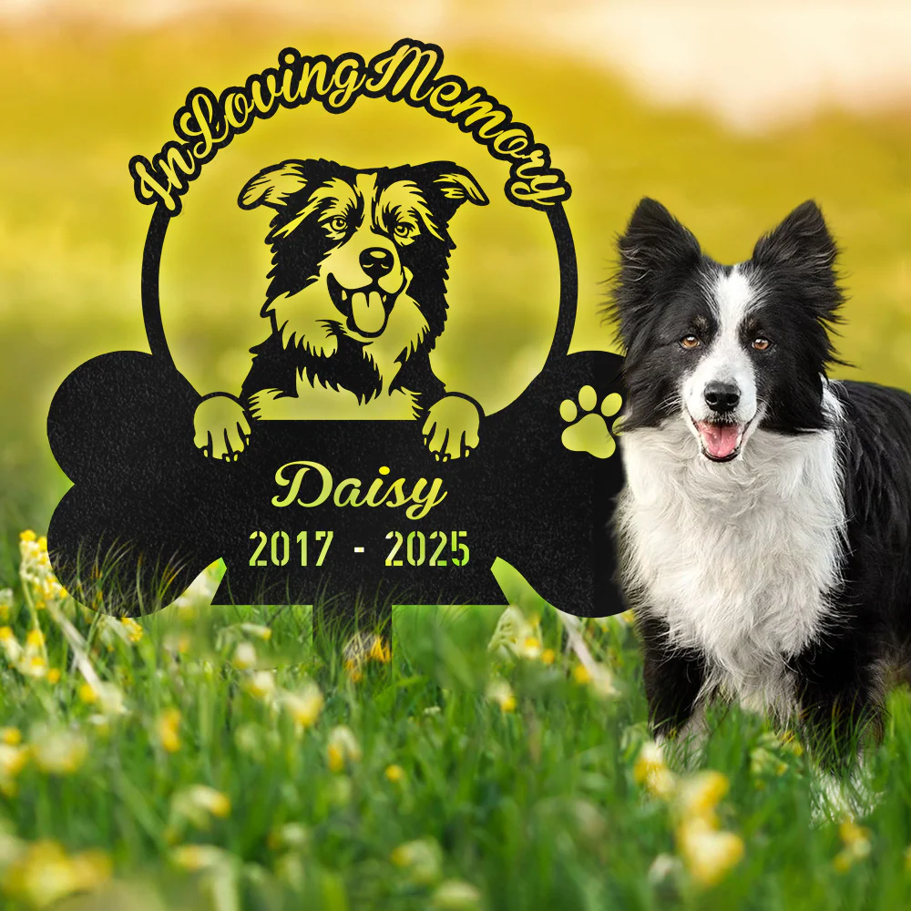 In Loving Memory Personalized Dog In Heaven Garden Stake CH07 896294 - Image 3