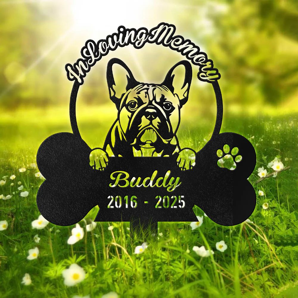 In Loving Memory Personalized Dog In Heaven Garden Stake CH07 896294 - Image 5