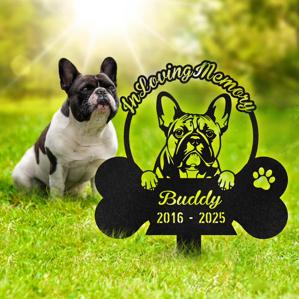 In Loving Memory Personalized Dog In Heaven Garden Stake CH07 896294 - Image 6