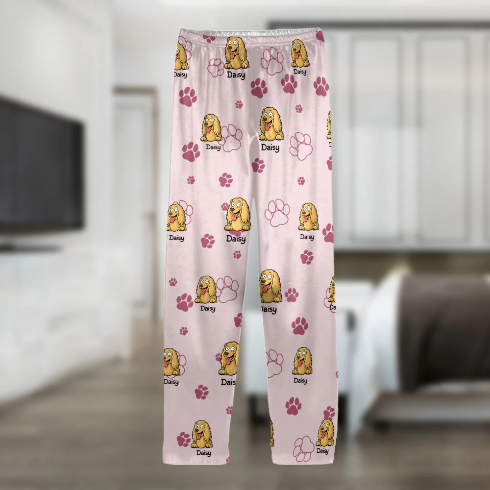 Just A Girl Who Loves Dogs - Personalized Pajamas For Dog Lovers CH07 896546 - Image 5
