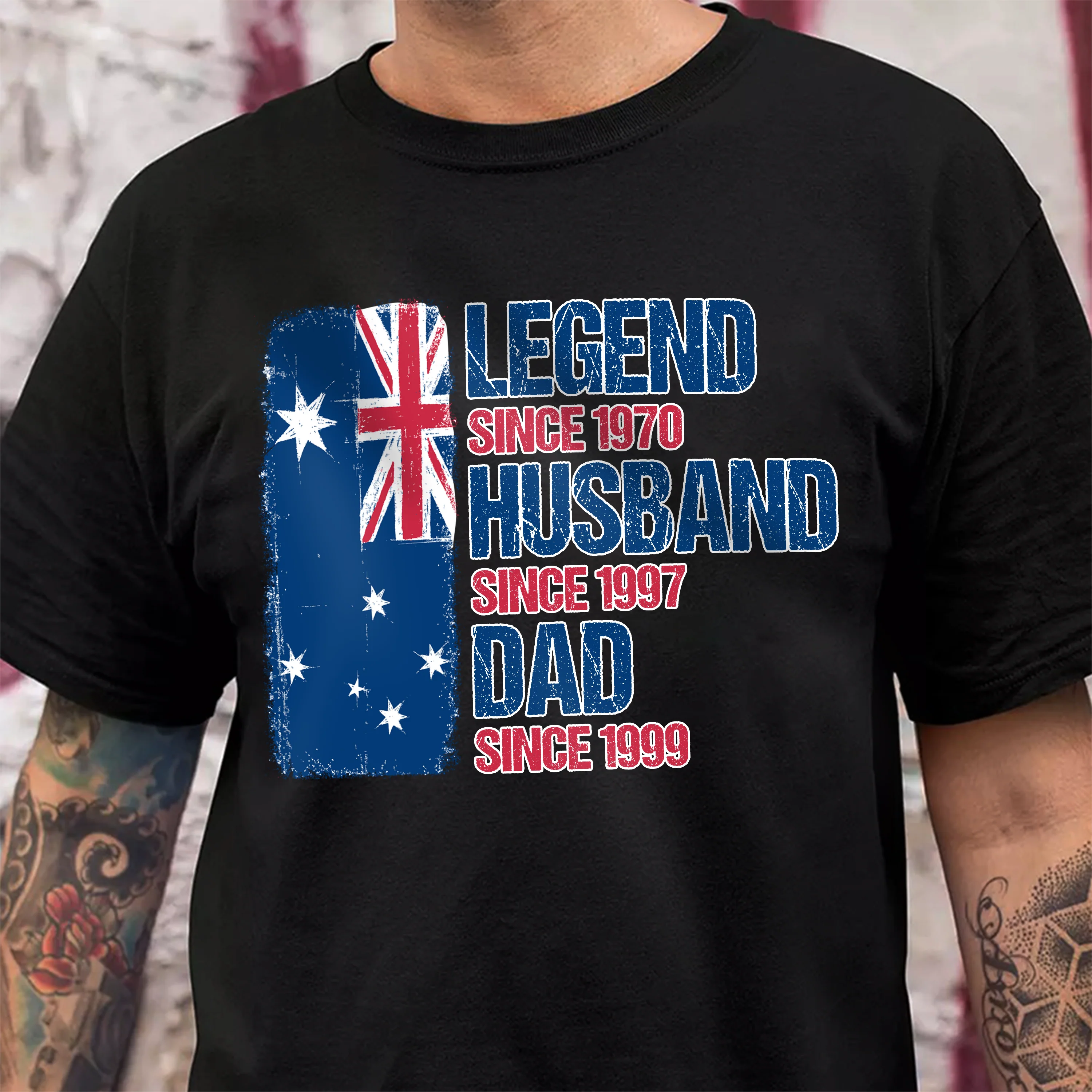 Legend, Husband, Dad And Grandpa - AUS Flag Version - Personalized Shirt TH10 894173 - Image 4