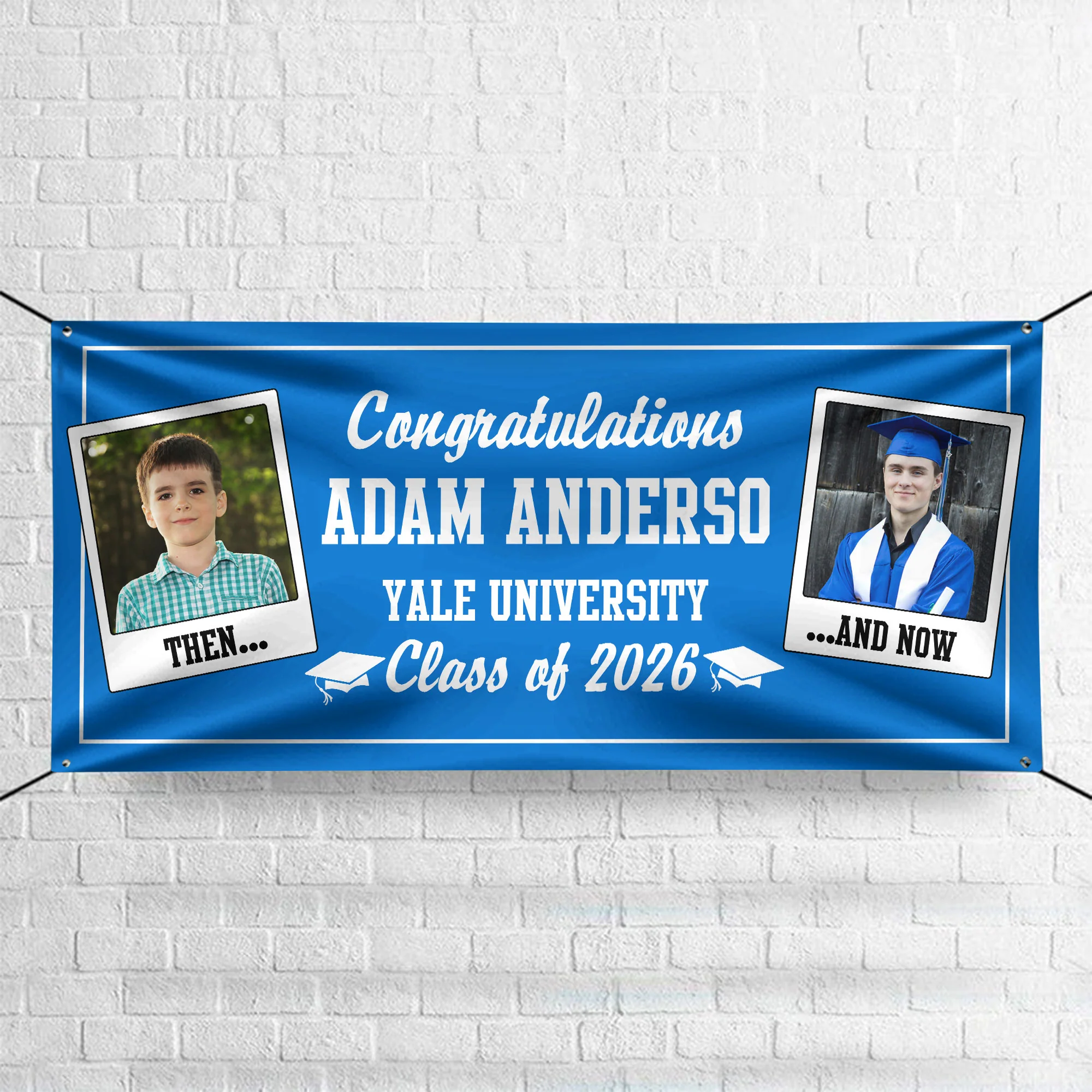 Let's Make Memories Class Of 2026 Personalized Graduation Banner HO82 901724 - Image 3