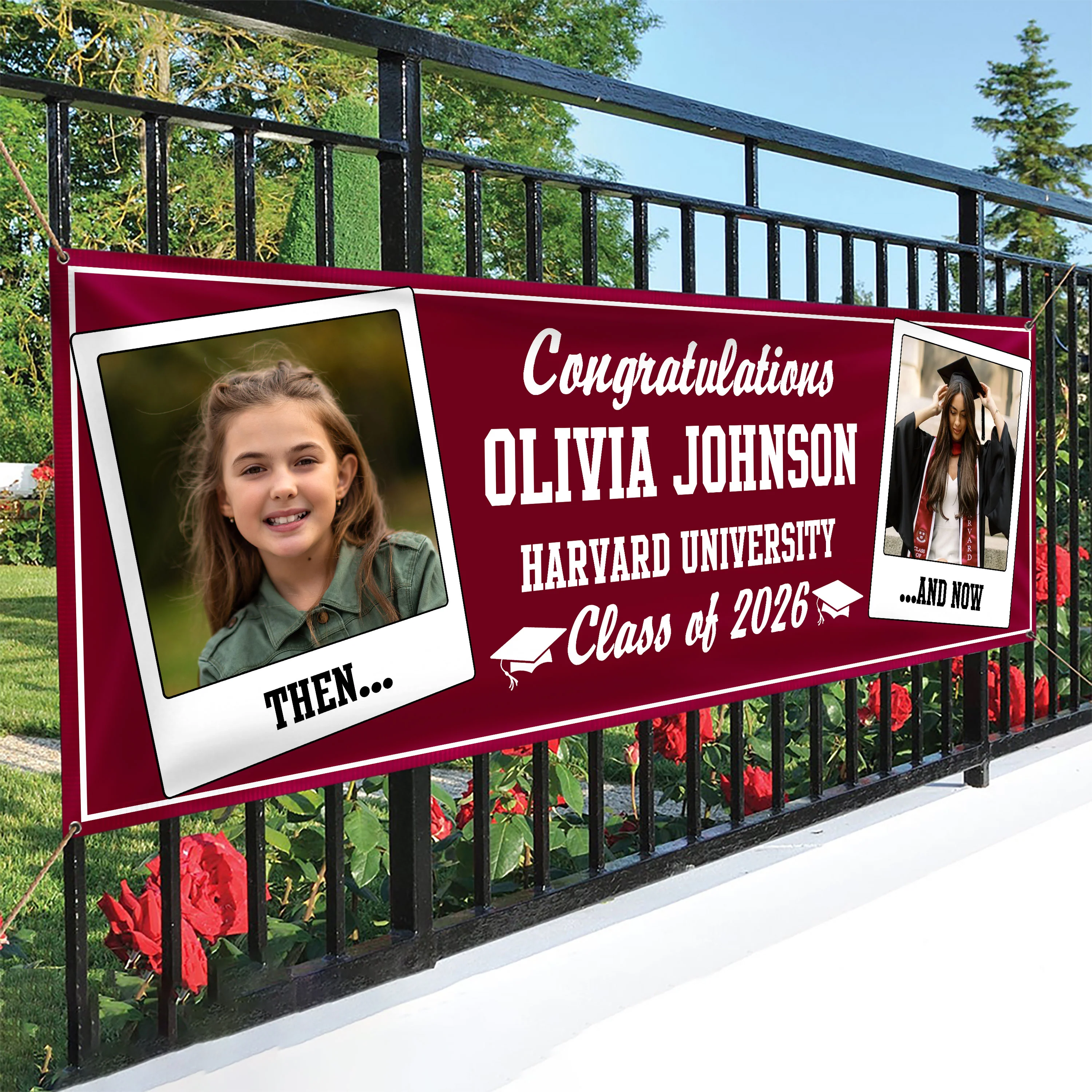 Let's Make Memories Class Of 2026 Personalized Graduation Banner HO82 901724 - Image 5