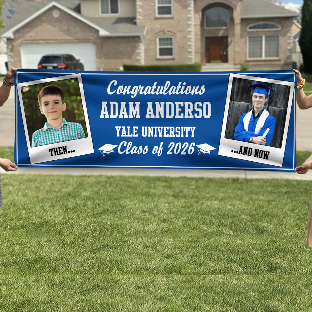 Let's Make Memories Class Of 2026 Personalized Graduation Banner HO82 901724 - Image 6