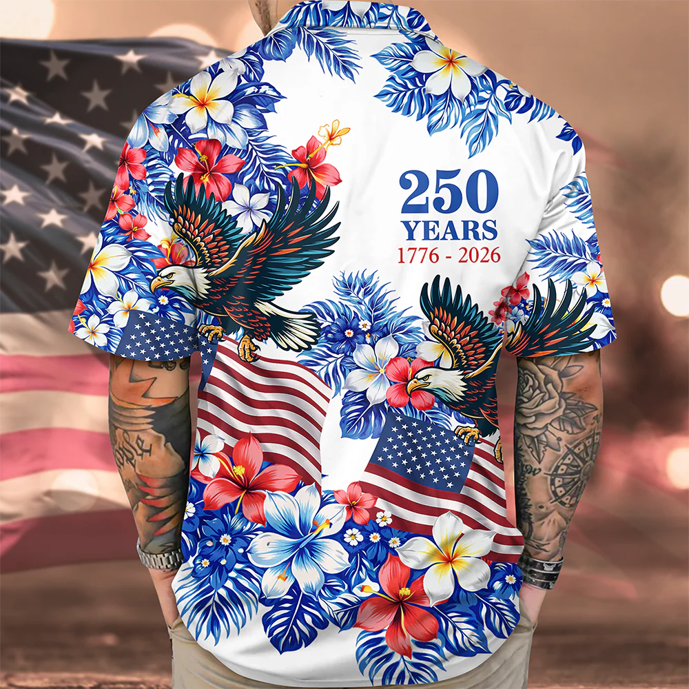 American 250Th Anniversary Hawaii Shirt HA75 920890 - Image 5