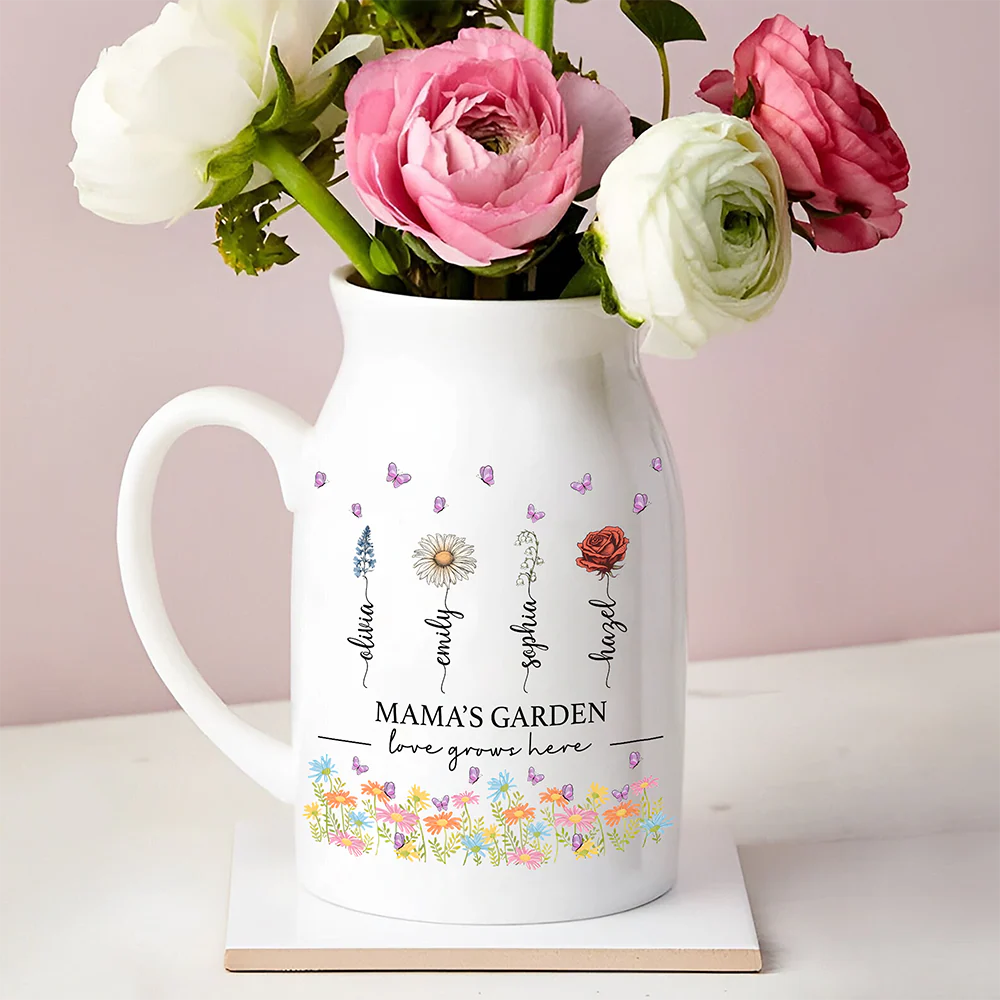 Mom's Garden Love Grows Here Personalized Vase For Mother's Day CH07 910880 - Image 6