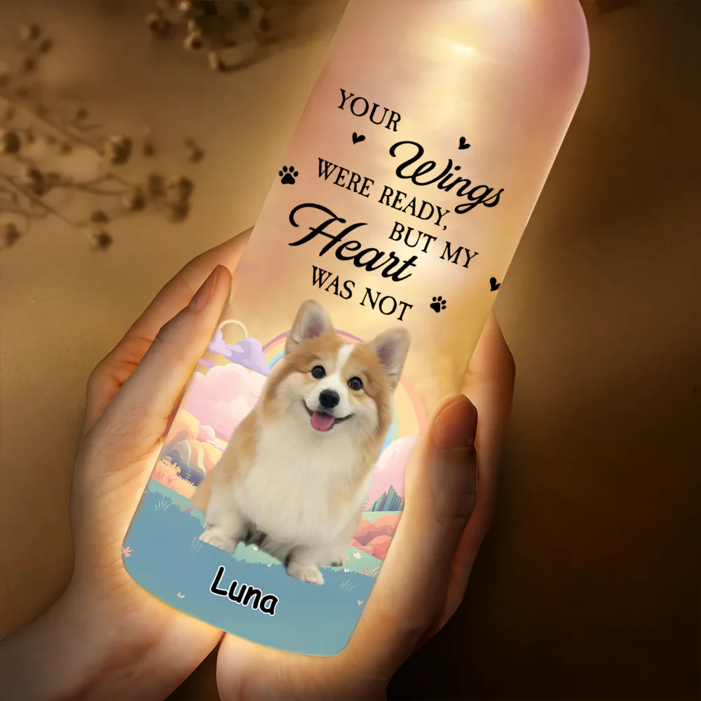 My Heart Was Not Ready Leave You - Personalized Bottle Lamp LM32 893953 - Image 3