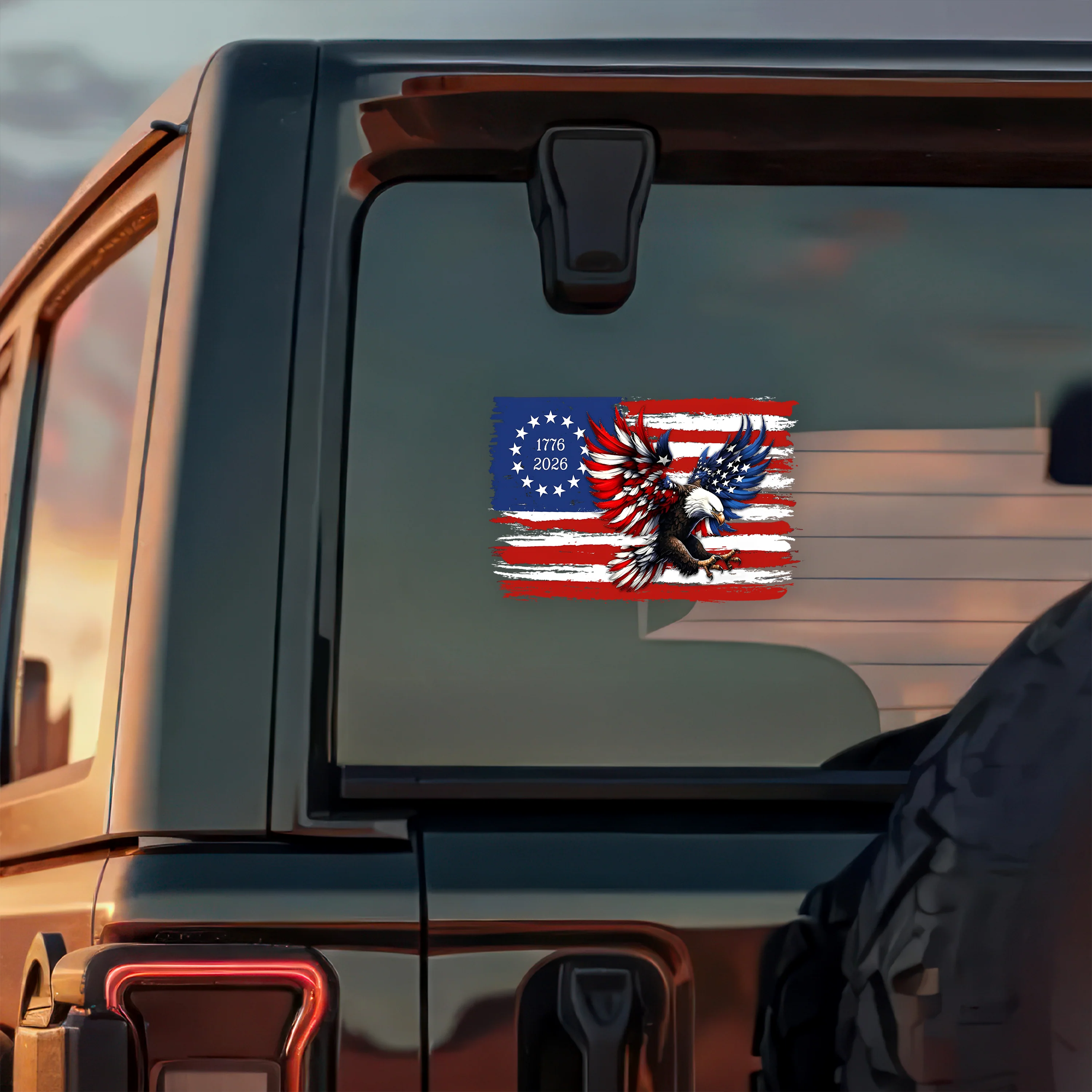 Patriot We The People | 250 Years of America 1776 2026 Car Window Decal Sticker HO82 901082 - Image 5