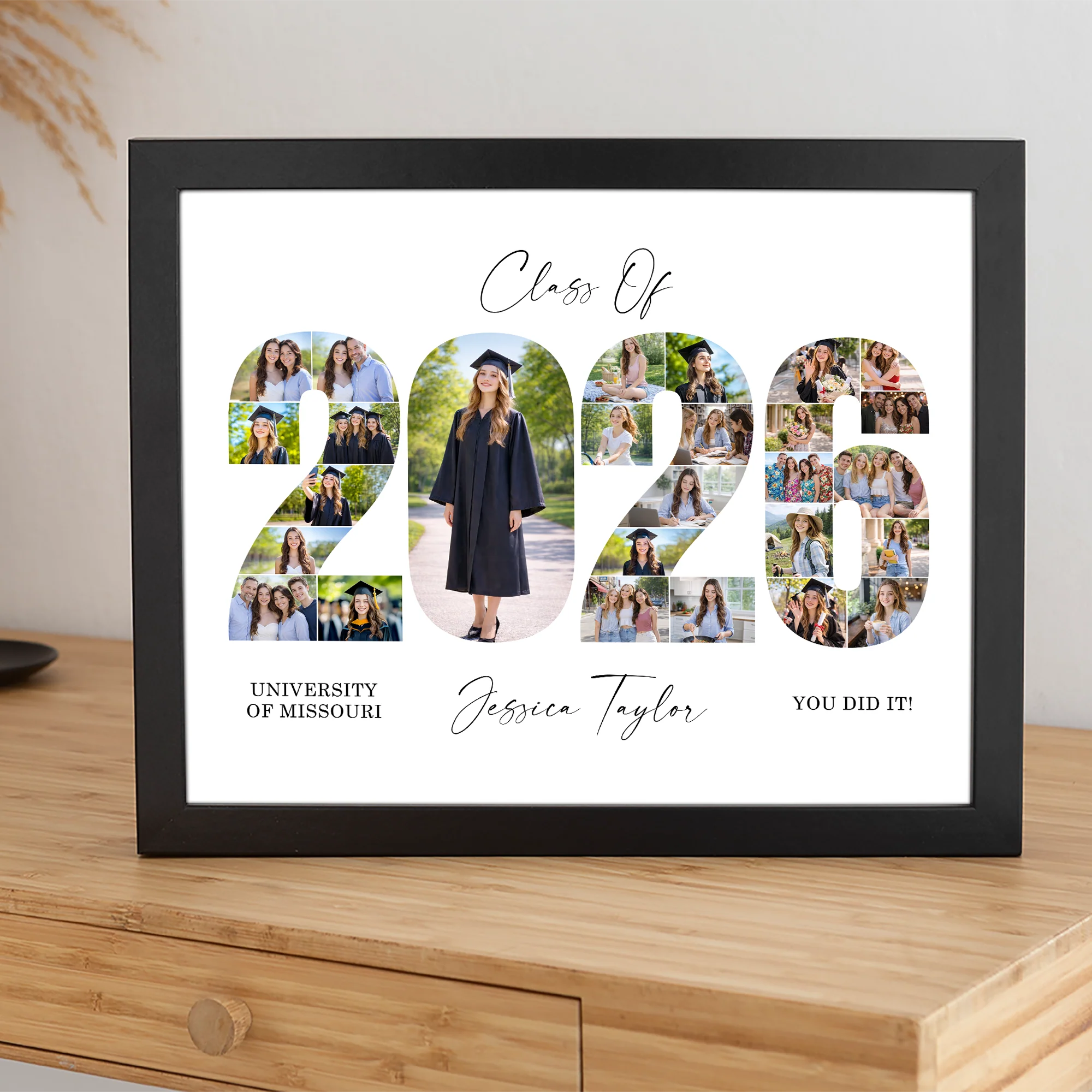Personalised Graduation Photo Class of 2026 Picture Frame Gift for Seniors HO82 901820 - Image 11