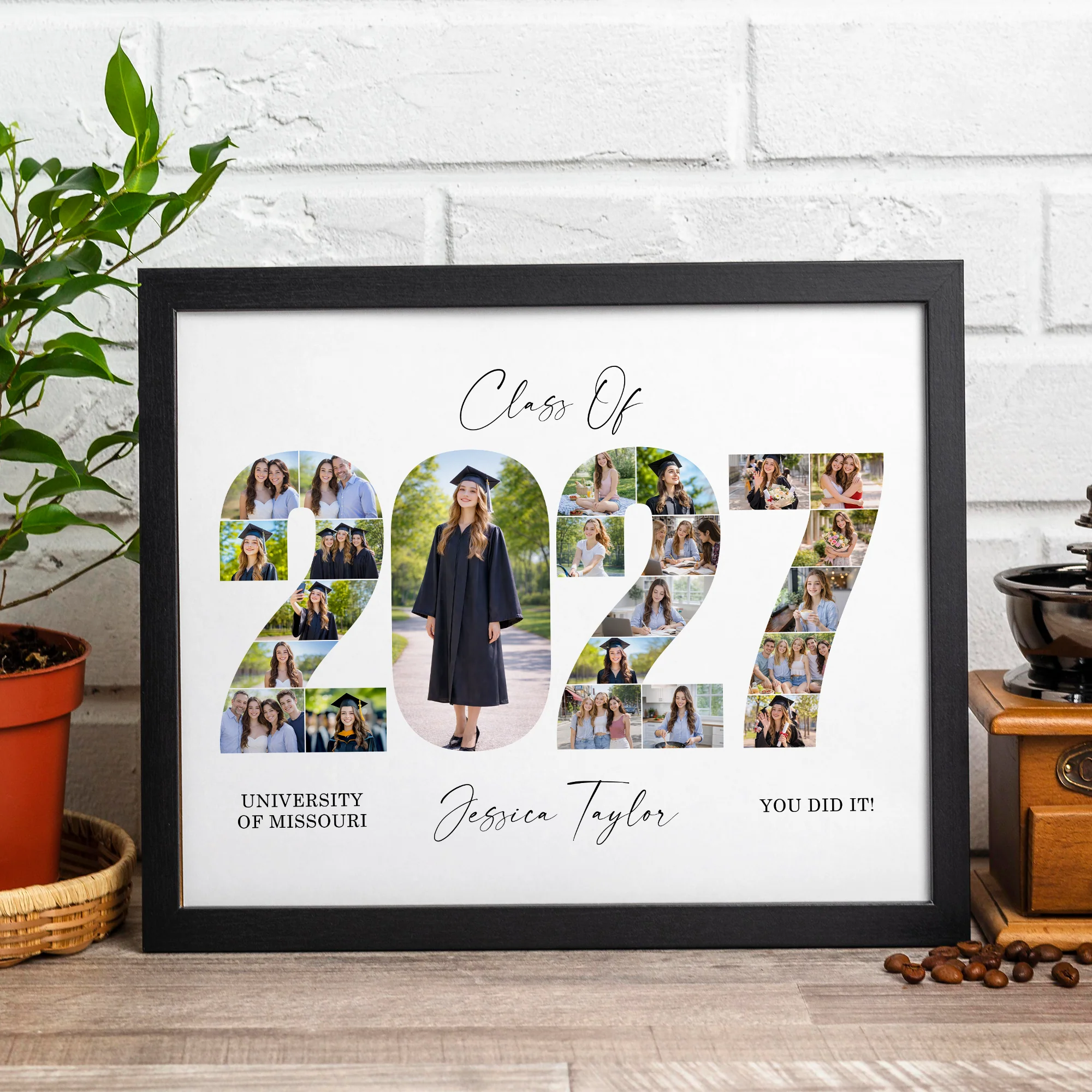 Personalised Graduation Photo Class of 2026 Picture Frame Gift for Seniors HO82 901820 - Image 5
