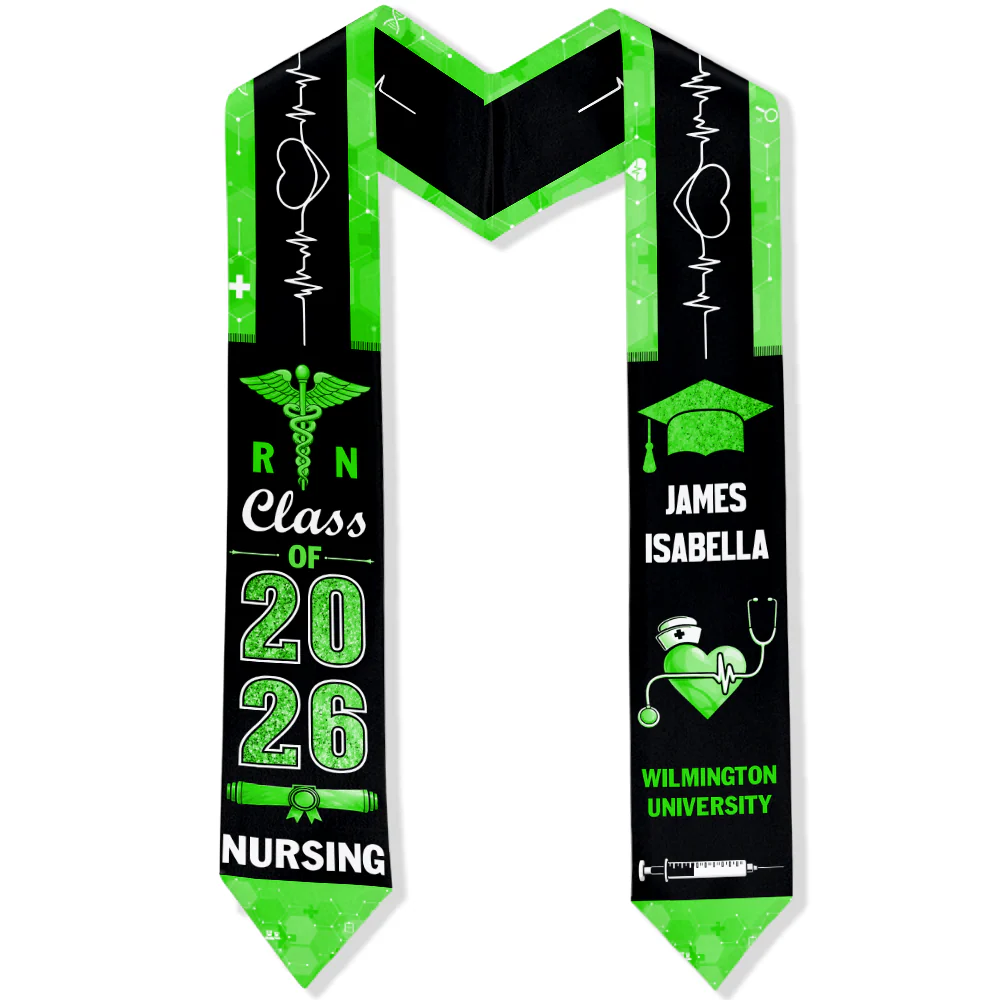 Personalised Nurse Graduation Class Of 2026 Stoles LM32 899329 - Image 7