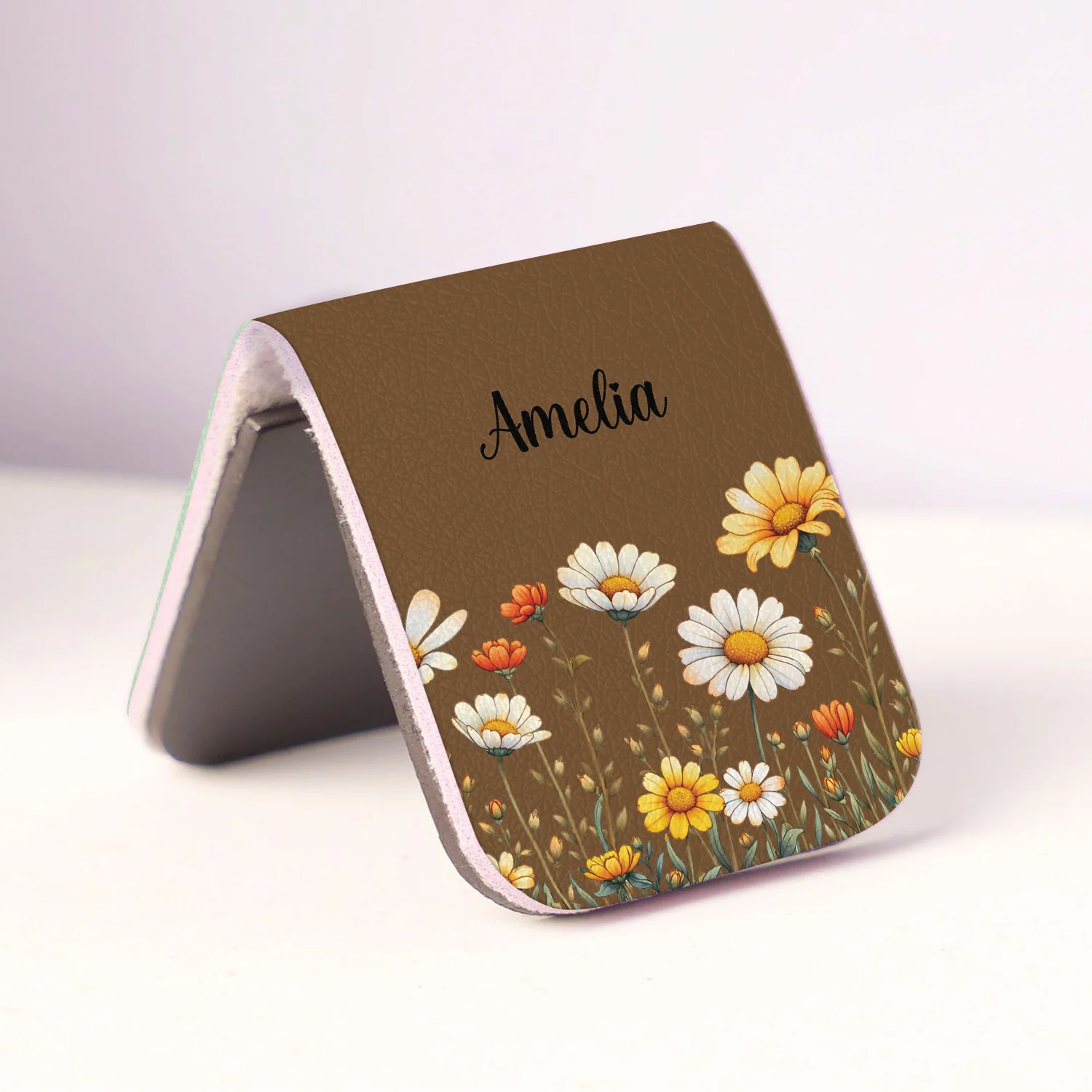 Personalised Watercolor Birth Flower Leather Magnetic Bookmark Gift for Book Lovers LM32 899393 - Image 6