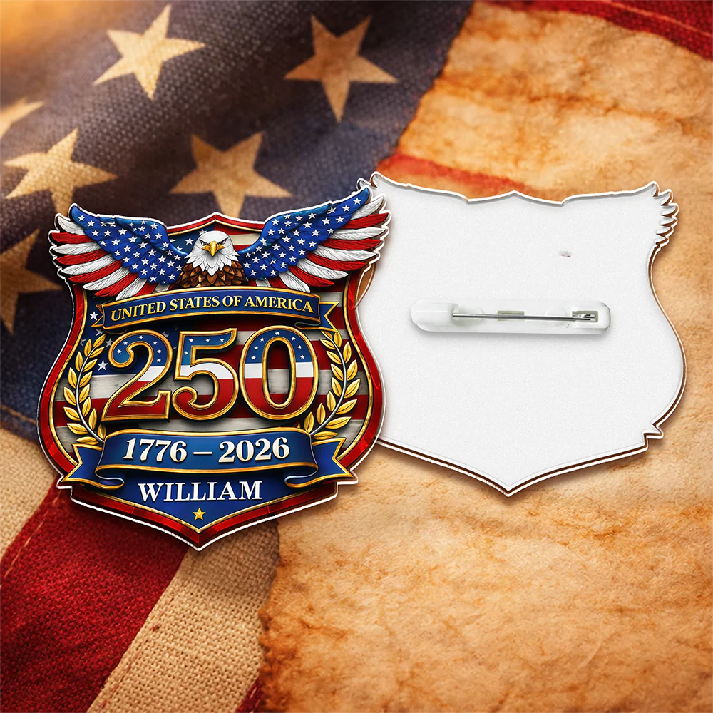 Personalized 250th Anniversary of USA Acrylic Pin CH07 911084 - Image 4