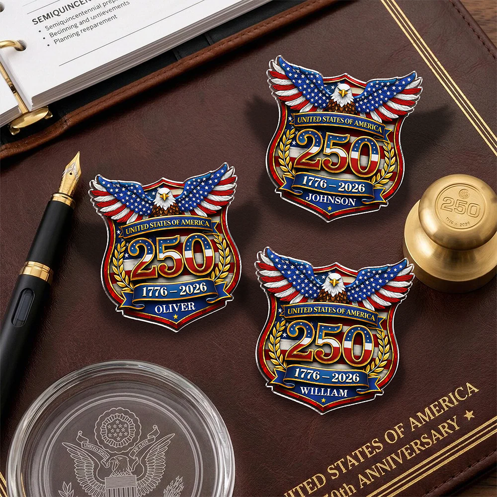 Personalized 250th Anniversary of USA Acrylic Pin CH07 911084 - Image 7