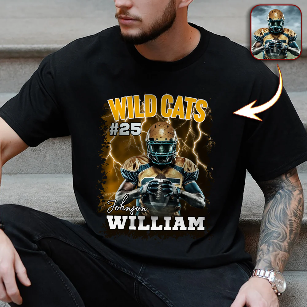 Personalized America Football Dark Shirt Gift For Football Lovers CH07 910356 - Image 2