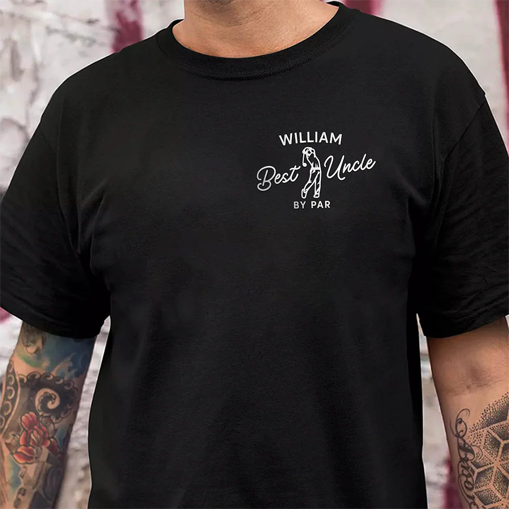 Personalized Best Dad By Par Embroidered Shirt Gift For Golf Lover LM32 668967