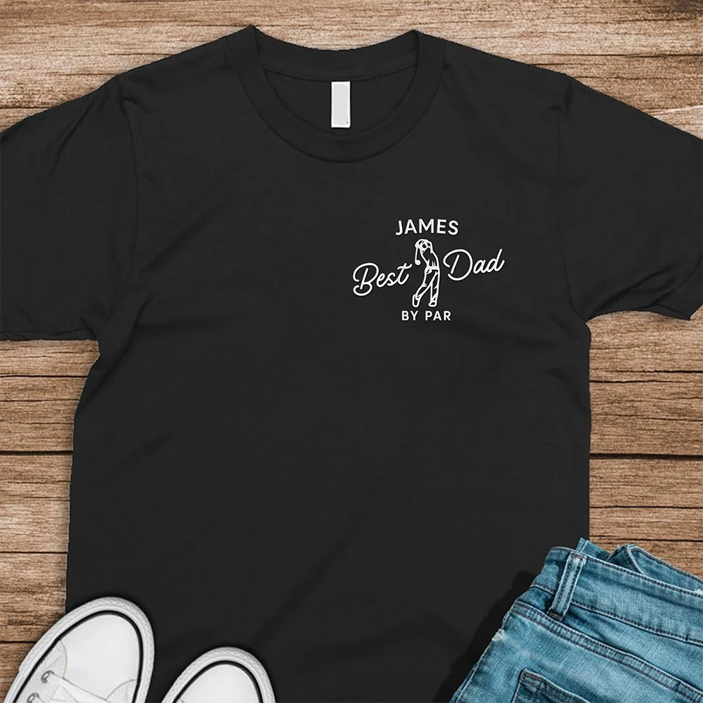 Personalized Best Dad By Par Embroidered Shirt Gift For Golf Lover LM32 668967 - Image 2