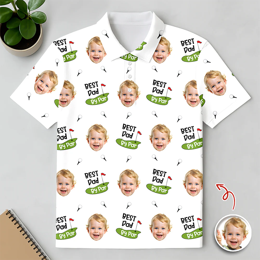 Personalized Best Dad By Par Funny Polo Shirt Gift for Dad CH07 911428 - Image 3