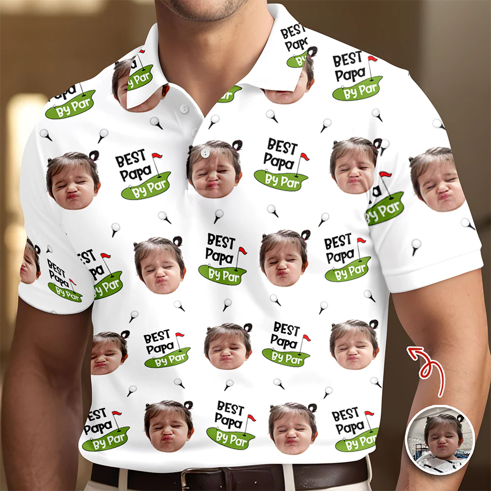 Personalized Best Dad By Par Funny Polo Shirt Gift for Dad CH07 911428 - Image 7