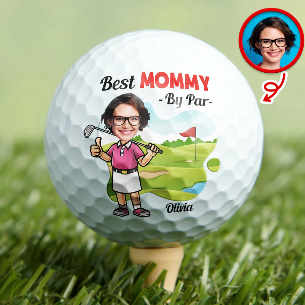 Personalized Best Dad By Par Golf Ball Father’s Day Golf Gift HO82 902450 - Image 4