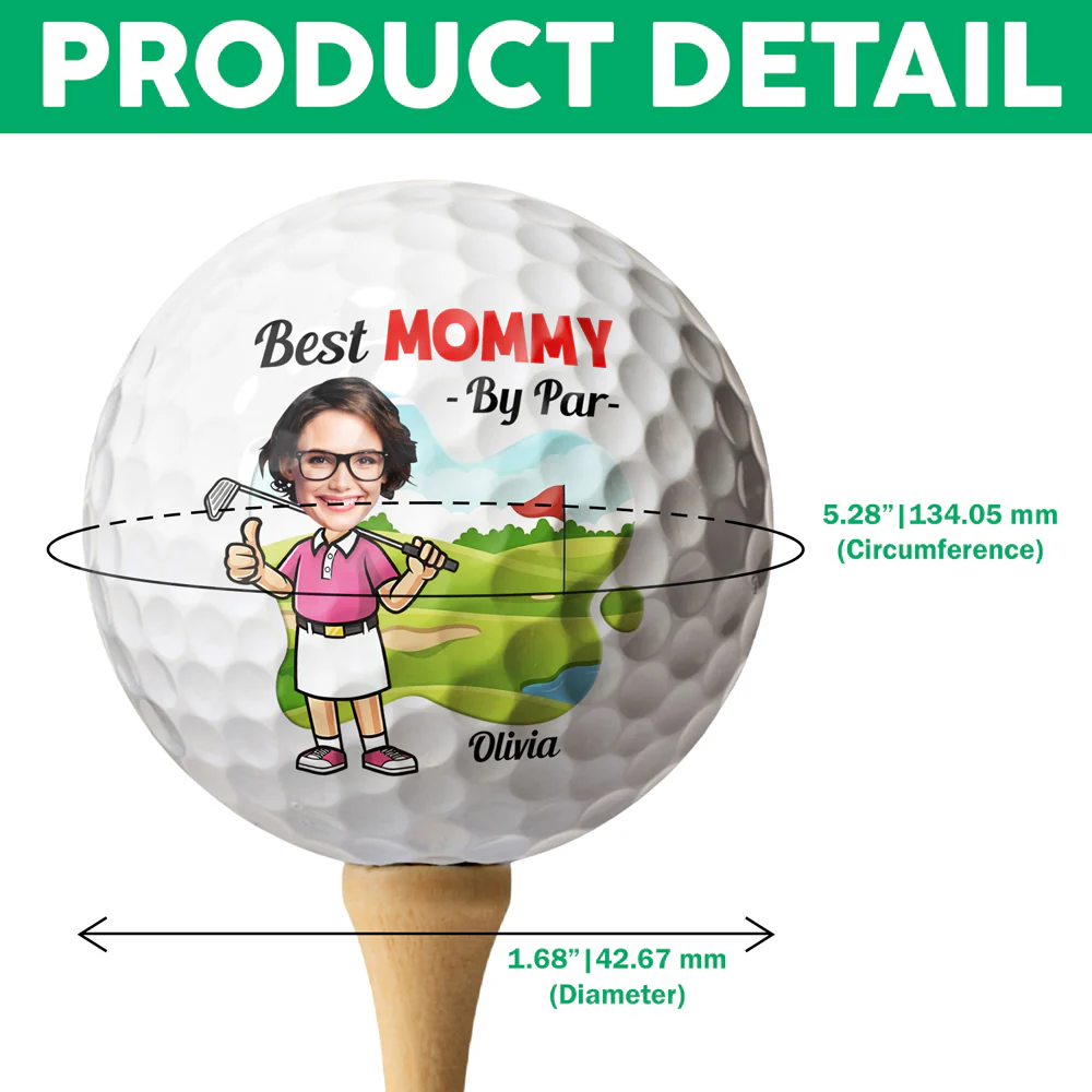 Personalized Best Dad By Par Golf Ball Father’s Day Golf Gift HO82 902450 - Image 7