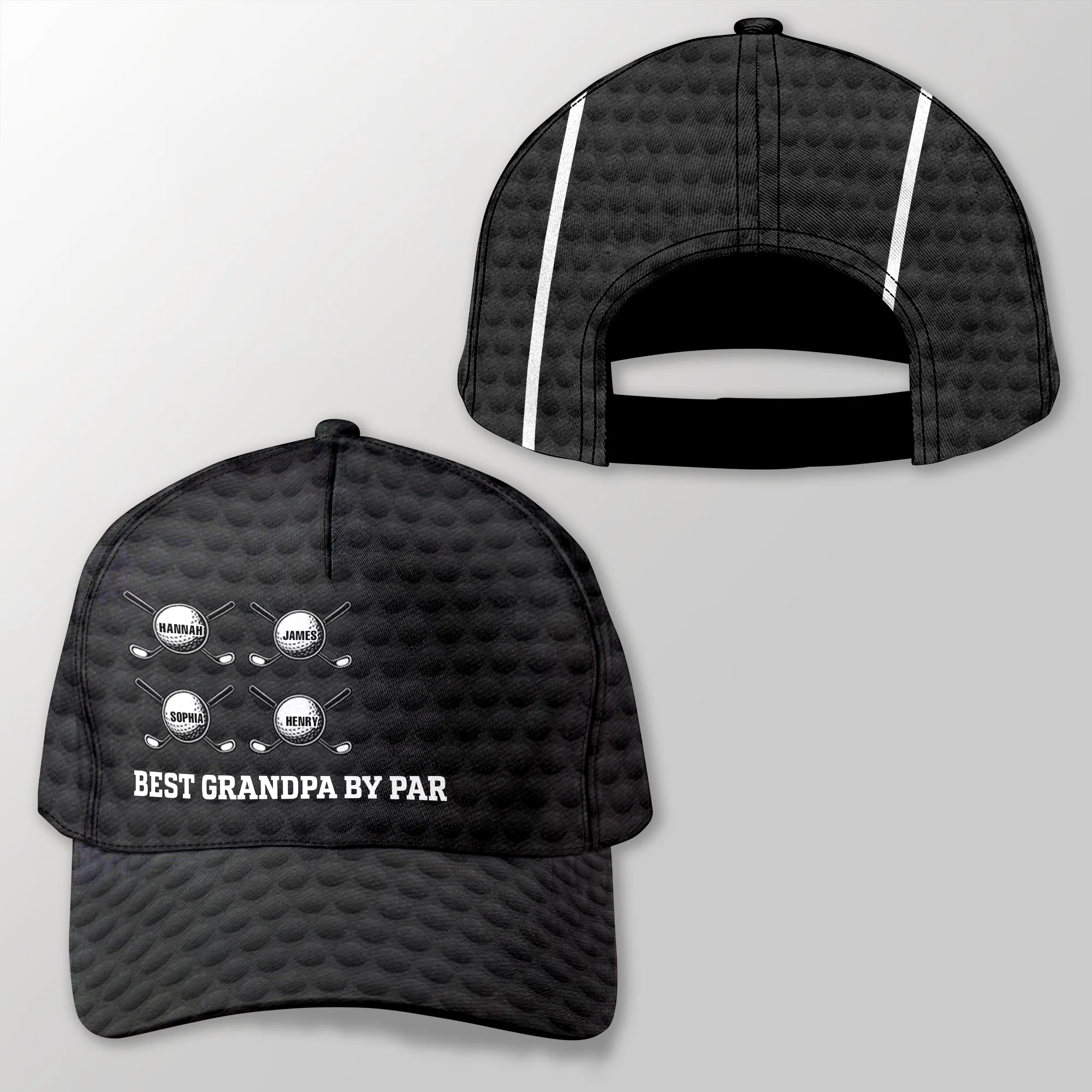 Personalized Best Dad By Par Golf Classic Cap Gifts For Dad, Grandpa TH10 169815 - Image 5