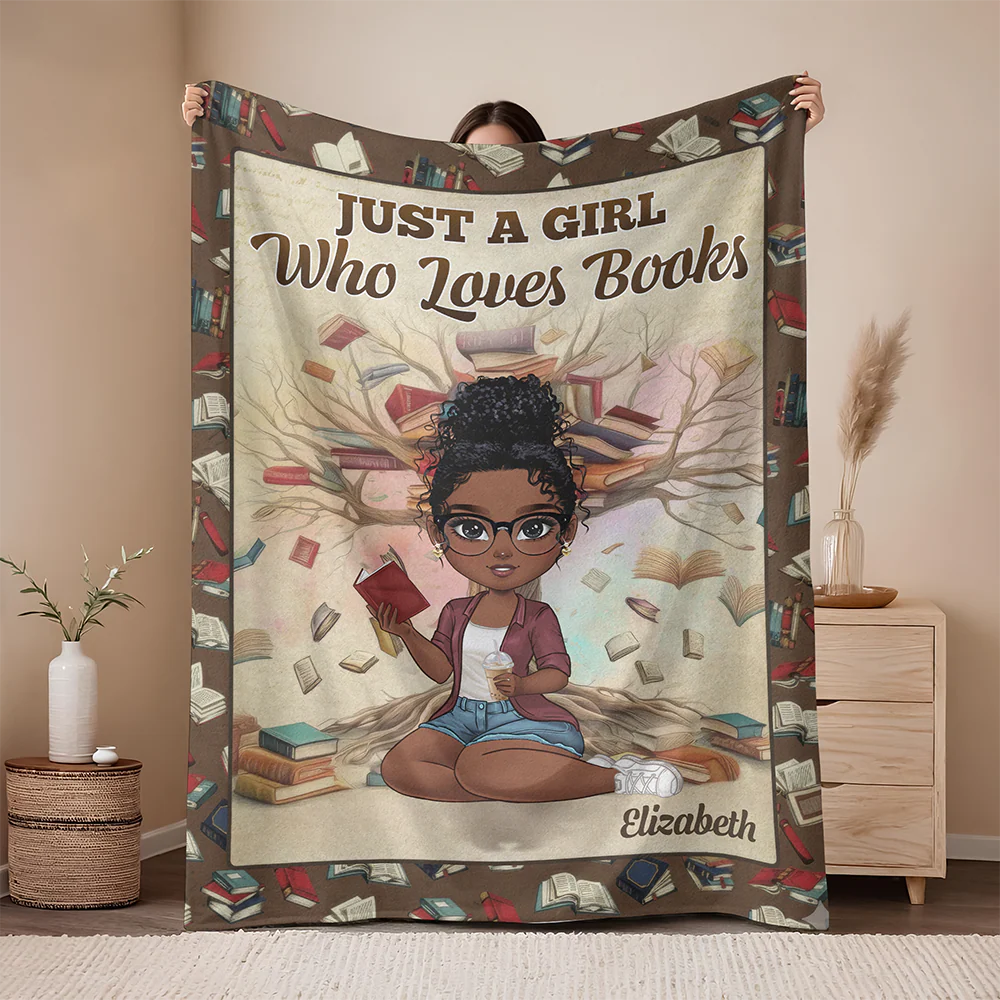 Personalized Bookish Blanket Gifts For Book Lovers, Bookworms, Readers TH10 896647 - Image 5