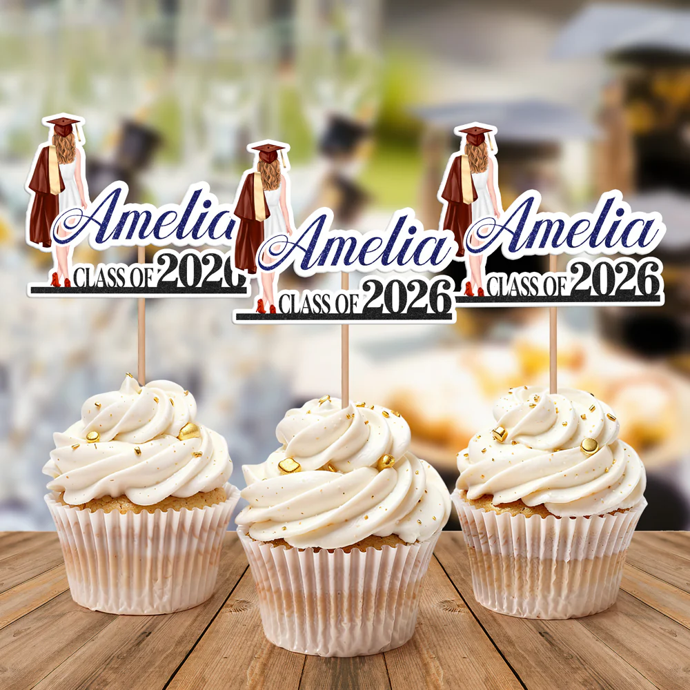 Personalized Congrats Class Of 2025 Graduation Cake Topper Grad Party Favors HO82 901744 - Image 3