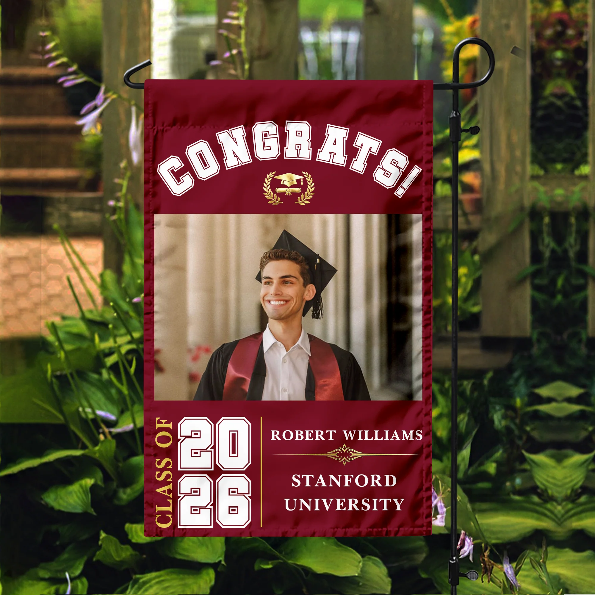 Personalized Congrats Class Of 2026 Garden Flag TH10 169171 - Image 2