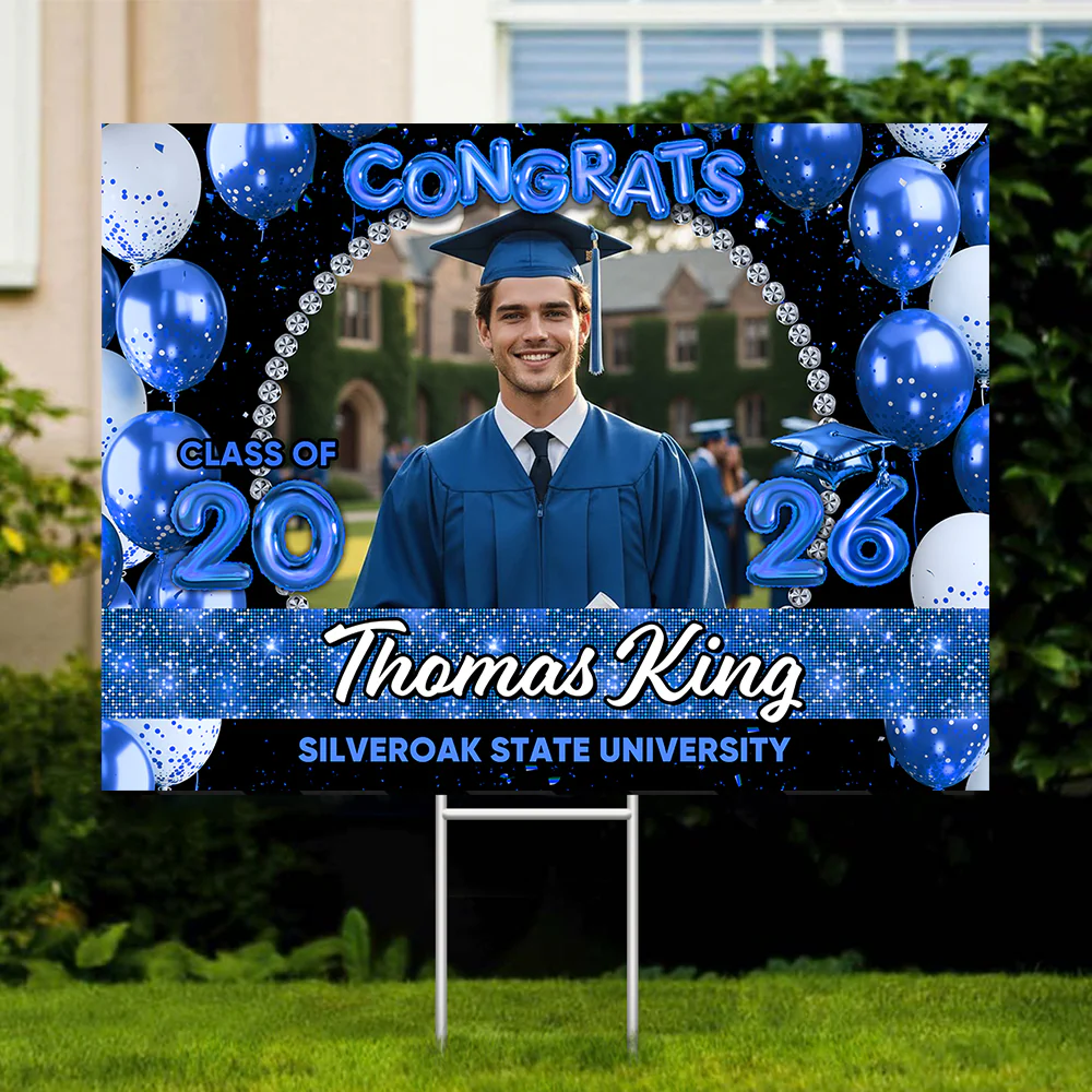 Personalized Congrats Graduation Class Of 2026 Yard Sign CH07 910762 - Image 11