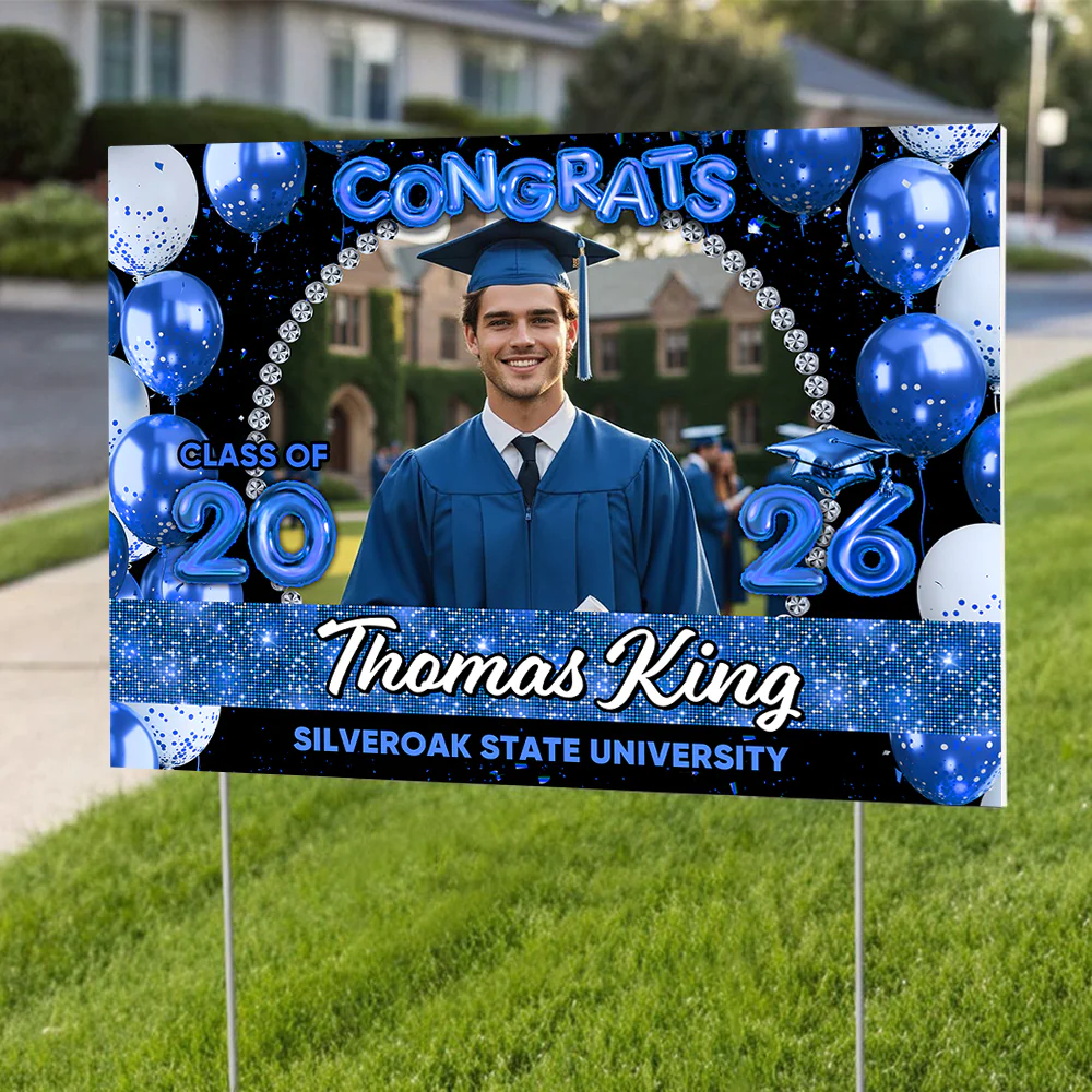 Personalized Congrats Graduation Class Of 2026 Yard Sign CH07 910762 - Image 3