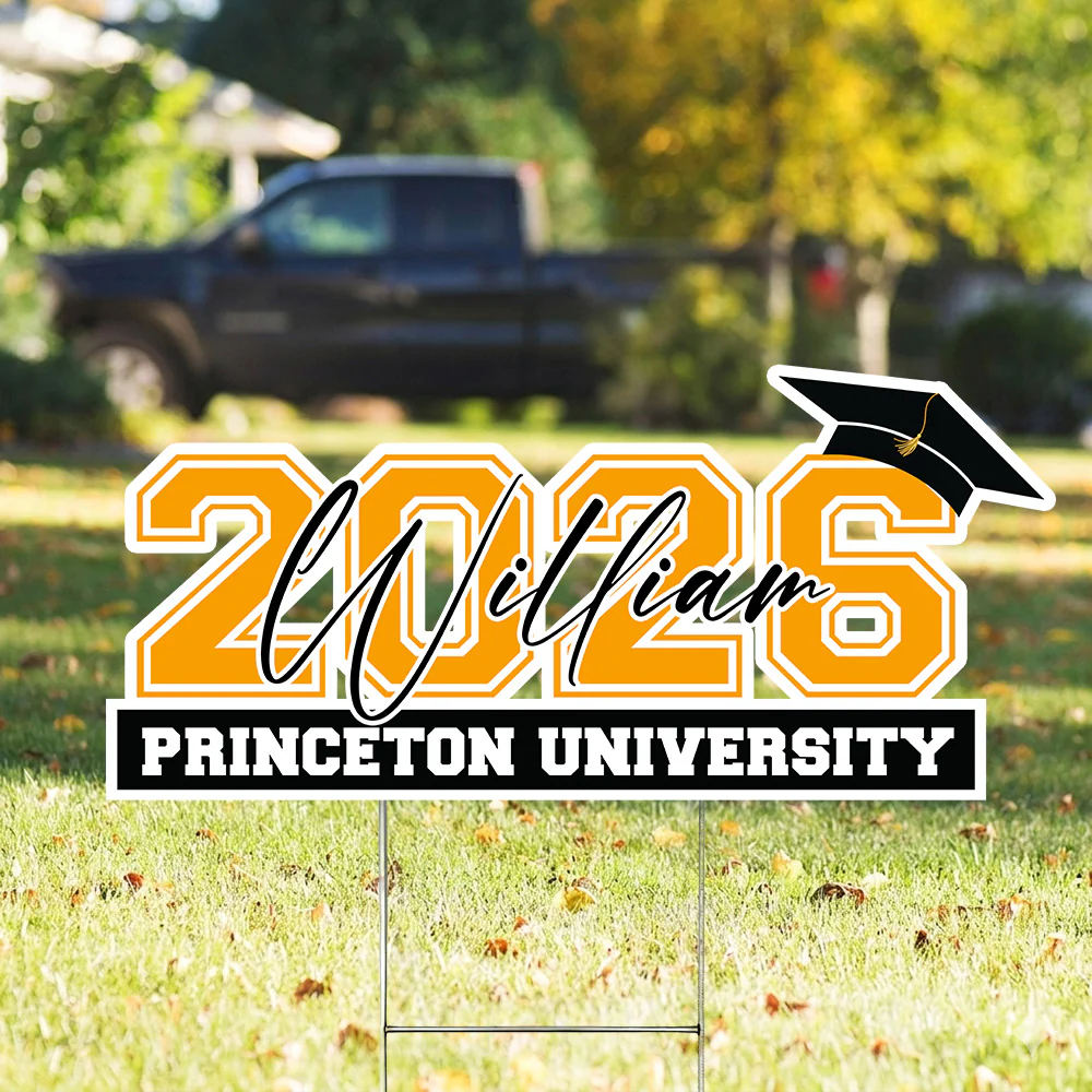 Personalized Congrats Graduation Yard Sign Party Decor TH10 169169 - Image 3