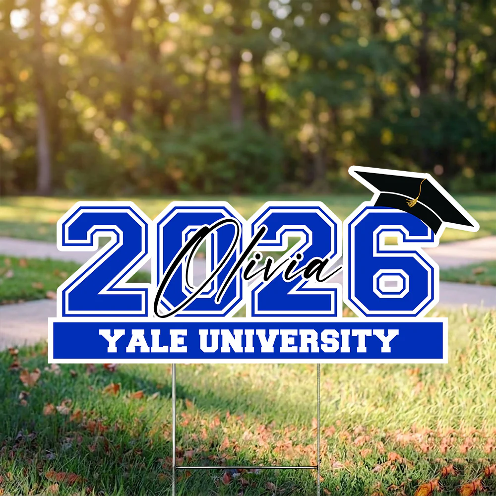 Personalized Congrats Graduation Yard Sign Party Decor TH10 169169 - Image 4