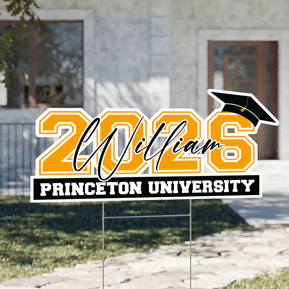 Personalized Congrats Graduation Yard Sign Party Decor TH10 169169 - Image 6